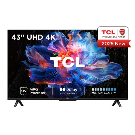 TCL V6C 43V6C 43" 4K Ultra HD Smart TV - Stunning Metallic Design, Wi-Fi Connectivity & Exceptional 1092 cm Display - Order Now!